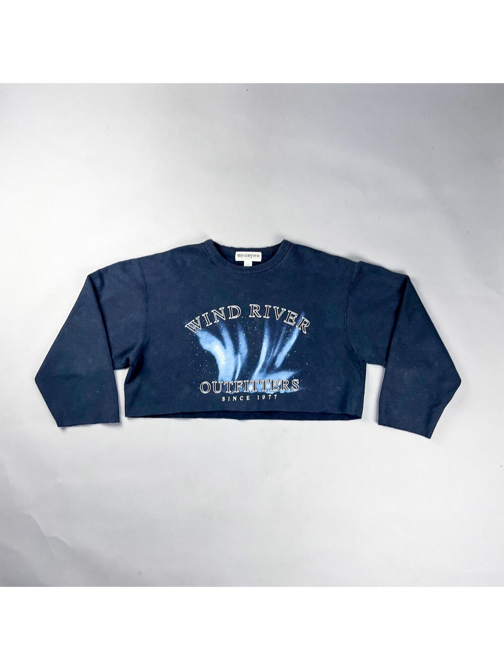 Vintage Cropped Sweatshirt, Wind River Outfitters Women's Crop Sweater